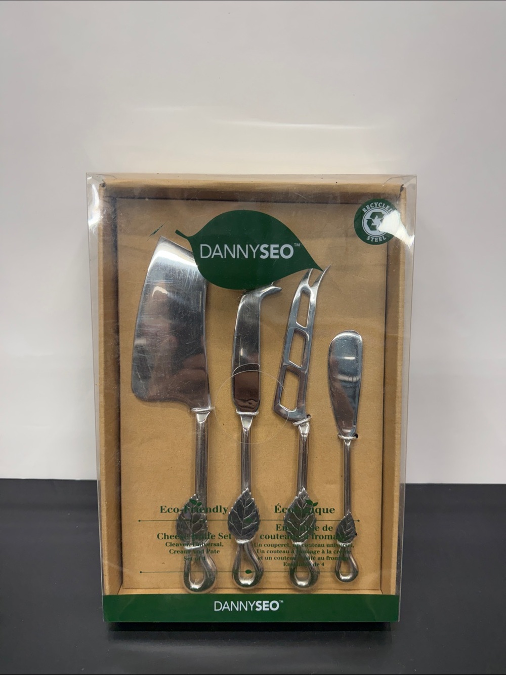 DannySeo Stainless Steel Cheese Knife Set - Silver